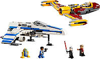 LEGO Конструктор Star Wars Истребитель Новой Республики «E-Wing» против Звездного истребителя Шин Хати