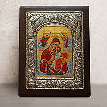 Ексклюзивна ікона Божої Матері Глікофілуса 23,5 Х 30 см
