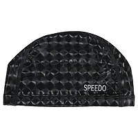 Шапочка для бассейна тканевая черная 3D Speedo SDP01