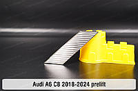 Декоративная планка Audi A6 C8 (2018-2024) V поколение дорестайлинг левая