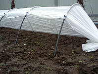 Парник Мини-теплица длина 25м, Плотность агроволокна 42 г/м2, Выдерживает заморозки до - 3 °C