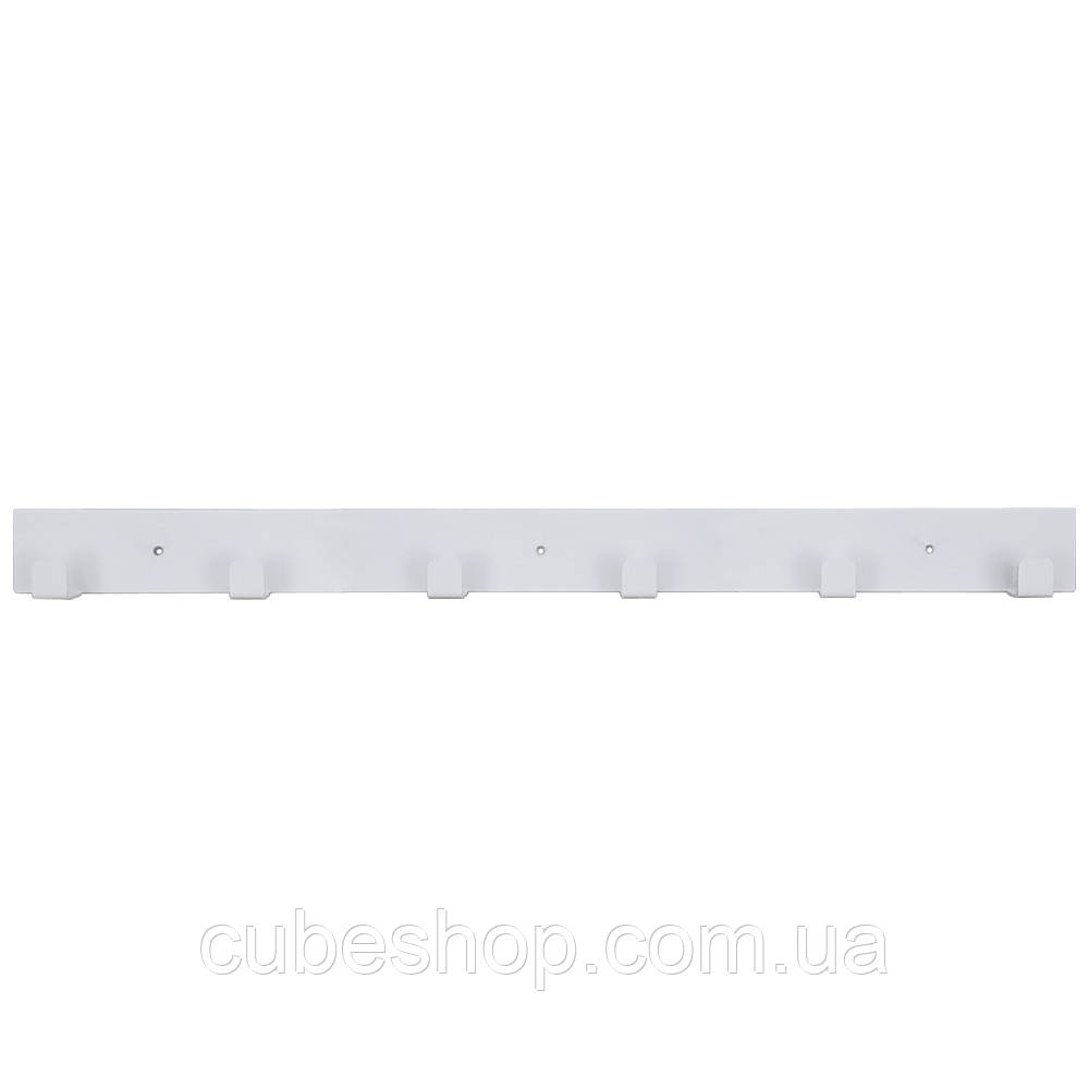 Металева настінна вішалка Glozis Urban White 60 (біла)