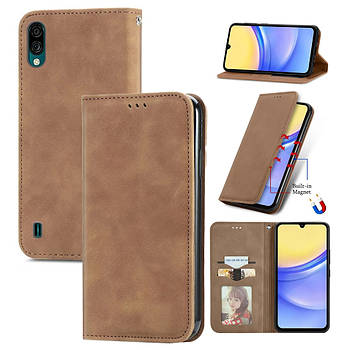 Чохол-книжка Skin Feel Leather Wallet для ZTE Blade A51 Lite / A5 2020 Brown