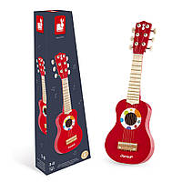Janod Музыкальный инструмент Моя первая гитара красная Покупай это Galopom