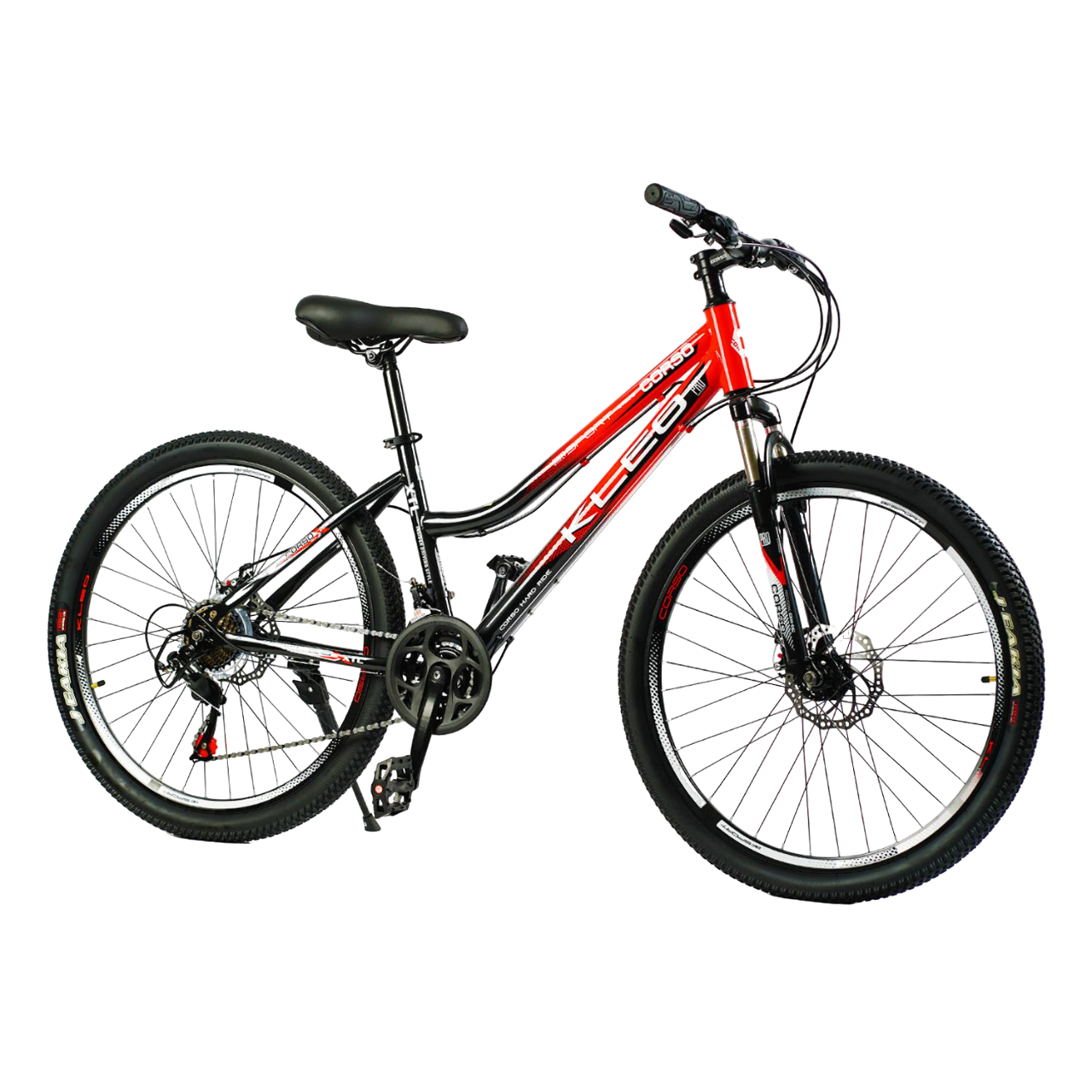 Велосипед спортивный Corso Kleo 26" рама 15" красный KL-26659 - фото 3 - id-p2201350814