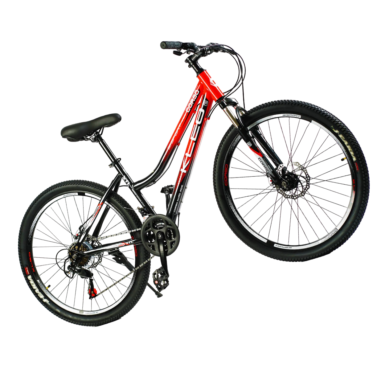 Велосипед спортивный Corso Kleo 26" рама 15" красный KL-26659 - фото 10 - id-p2201350814