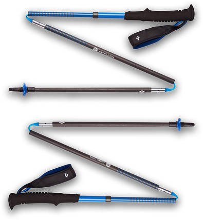 Трекінгові палиці Black Diamond Distance Carbon Z, 120 см (Ultra Blue), фото 1