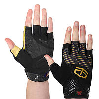 Перчатки для фитнеса и тренировок Tapout SB168502 Maraton M Черно-желтый (07446054) z112-2024