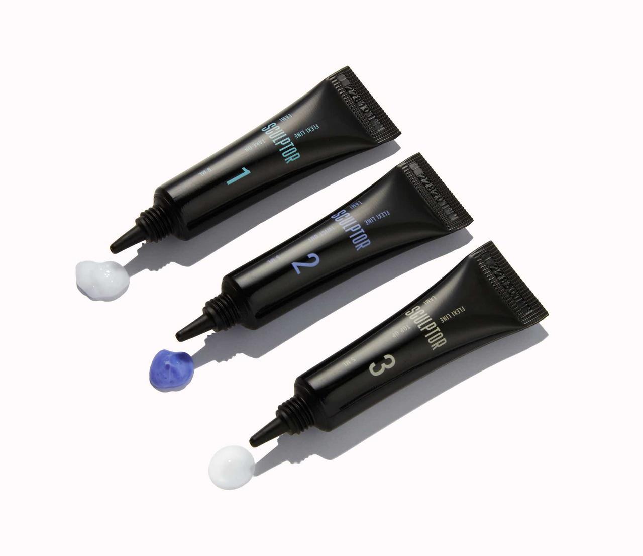 Набір складів для ламінування вій Sculptor Flexi Line, 3 шт*5 мл