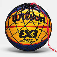 Wilson 3x3 FIBA Official Game Ball + Net Kit (WTB0533XB) Баскетбольный мяч + Сетка