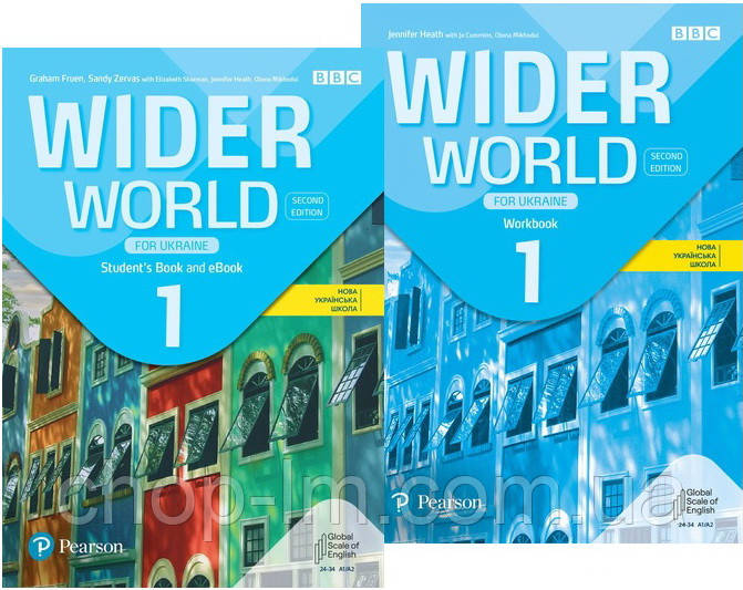 Комплект Wider World (2nd Edition) for Ukraine 1 Student's Book + Workbook (Учебник + тетрадь) Pearson