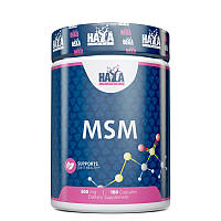 Препарат для суглобів і зв'язок Haya Labs MSM 500 mg, 180 капсул MS