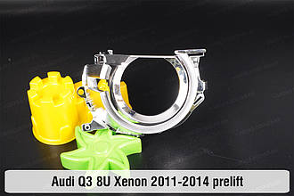 Хромована маска лінзи Audi Q3 8U Xenon (2011-2014) дорест права