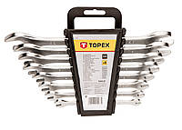 Topex Ключи гаечные, набор 8шт, двусторонние, CrV, 6-22мм Покупай это Galopom