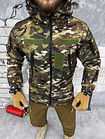 Демисезонная куртка мультикам Logos-Tac, военная куртка мультикам с капюшоном, весенняя куртка мультикам ЗСУ