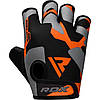 Рукавички для фітнесу RDX F6 Sumblimation Orange S, фото 6