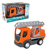 Машинка пожарная игрушечная Tech truck Tigres (подвижная кабина и лестница, длинв 23.5 см) 39889