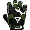 Рукавички для фітнесу RDX F6 Sumblimation Black/Green XL, фото 3