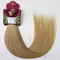 Натуральне Слов'янське Волосся в Зрізі 60 см 100 грам, Світло-Русявий №18B