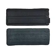 Напульсник атлетичний натуральна шкіра GA-9936 чорний 1 шт. на липучці (довжина регулюється до 18 см), фото 2