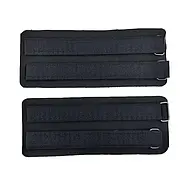 Напульсник атлетичний натуральна шкіра GA-9936 чорний 1 шт. на липучці (довжина регулюється до 18 см), фото 3