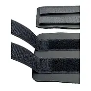 Напульсник атлетичний натуральна шкіра GA-9936 чорний 1 шт. на липучці (довжина регулюється до 18 см), фото 4