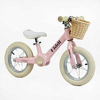 Беговел Corso Kiddi велобег, колеса 12 дюймов, розовый ML-12009
