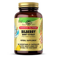 Натуральная добавка Solgar SFP Bilberry Berry Extract, 60 вегакапсул MS