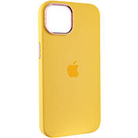 Уценка Чехол Silicone Case Metal Buttons (AA) для Apple iPhone 14 (6.1")