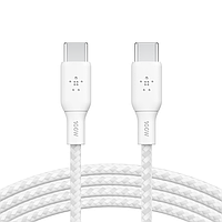 Belkin Кабель USB-С - USB-С витой 100W 2м White Покупай это Galopom