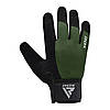 Рукавички для фітнесу RDX W1 Full Finger Army Green M, фото 3