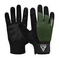 Перчатки для фитнеса RDX W1 Full Finger Army Green M