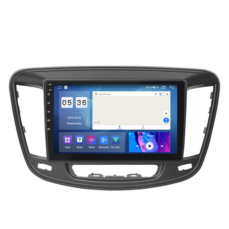 Штатна магнітола Lesko для Chrysler 200 II 2014-2017 екран 9" 4/64 Gb CarPlay 4G Wi-Fi GPS Prime 1 шт., фото 1