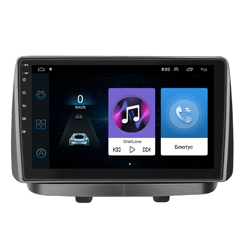 Штатна магнітола Lesko для Fiat Doblo I 2000-2005 екран 10" 1/16Gb Wi-Fi GPS Base Фіат Добло 6шт, фото 1