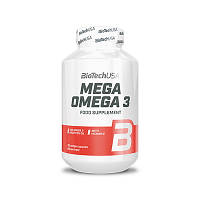 Жирные кислоты BioTech Mega Omega 3, 180 капсул MS