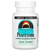 Витамины и минералы Source Naturals Pantethine 300 mg, 90 таблеток MS