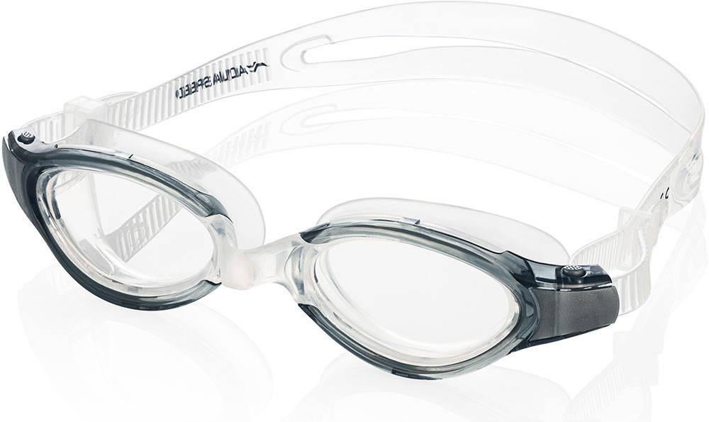 Окуляри для плавання Aqua Speed Triton 5860 (053-07) Black/Clear