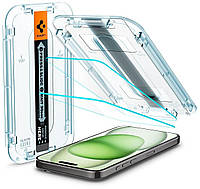 Spigen Защитное стекло для Apple iPhone 15 Plus EZ FIT tR (2 Pack) Покупай это Galopom