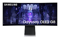 Samsung Монитор 34" Odyssey OLED G8 G85SB microHDMI, miniDP, USB-C, VA, 3440x1440, 21:9, 175Hz, 0.03ms, CURVED