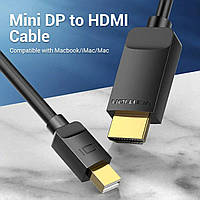 Кабель шнур hdmi 4k Vention DisplayPort 2M З'єднувальний кабель hdmi GAA GBB