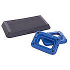 Степ-платформа FI-1576 (пластик, р-р 72Lx36,5Wx10-15H, бірюзовий-малиновий), фото 6