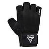 Рукавички для фітнесу RDX W1 Half Black Plus S, фото 3