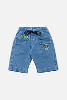 Джинсовые шорты для мальчика 110 голубой Toontoy ЦБ-00191726