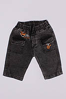 Джинсовые шорты для мальчика 98 черный Toontoy ЦБ-00191730