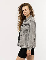 Женская джинсовая куртка XL светло-серый Yuki ЦБ-00219140