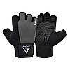 Рукавички для фітнесу RDX W1 Half Gray Plus M, фото 3