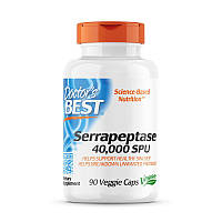 Натуральная добавка Doctor's Best Serrapeptase 40000 SPU, 90 капсул MS