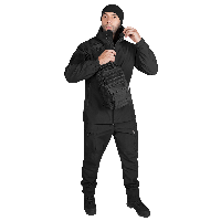 Куртка Stalker SoftShell Чорна (7226), XXXL