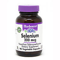 Витамины и минералы Bluebonnet Selenium 200 mcg, 90 вегакапсул MS