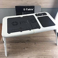 Портативний столик для ноутбука E-Table, універсальний Розкладний,столики з пластику Комп'ютерний Комп'ютерний Компактний inr